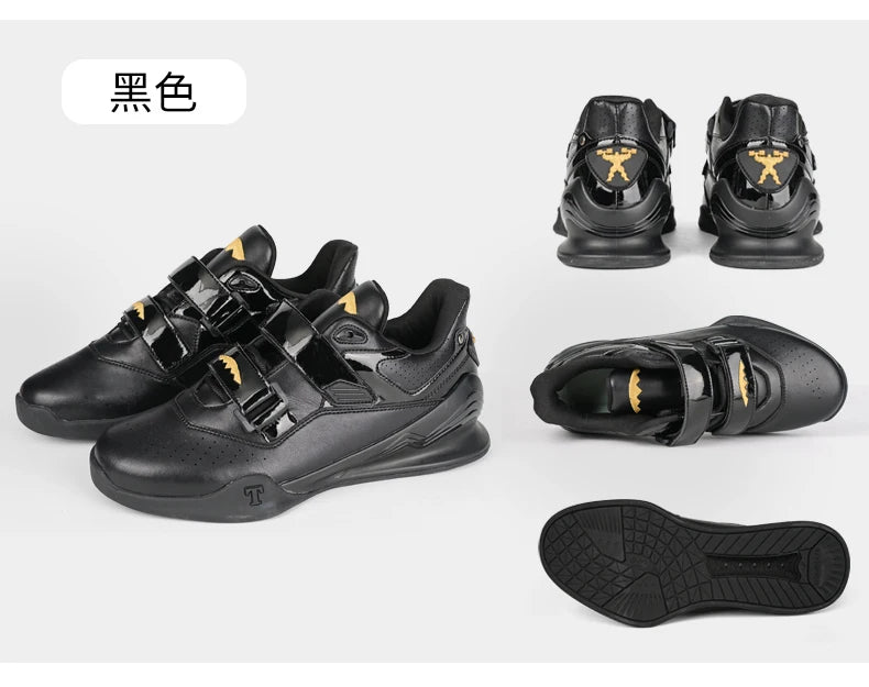 Scarpe professionali da sollevamento pesi, comode scarpe da squat indoor, scarpe sportive resistenti antiscivolo per sollevamento pesi e stacco duro
