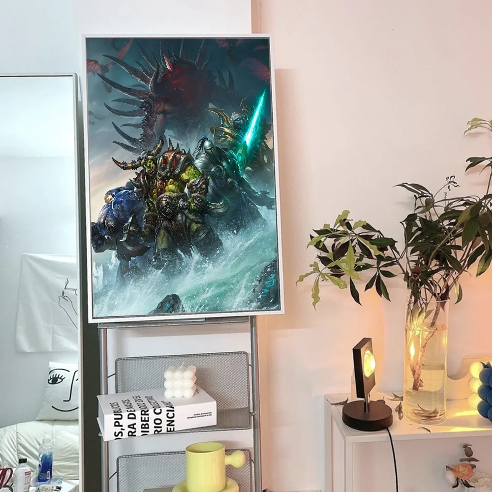 World of Warcraft-spilplakat – udskrifter og plakater i god kvalitet – plakat i HD-kvalitet – vægkunst – maleri – studie – boligindretning