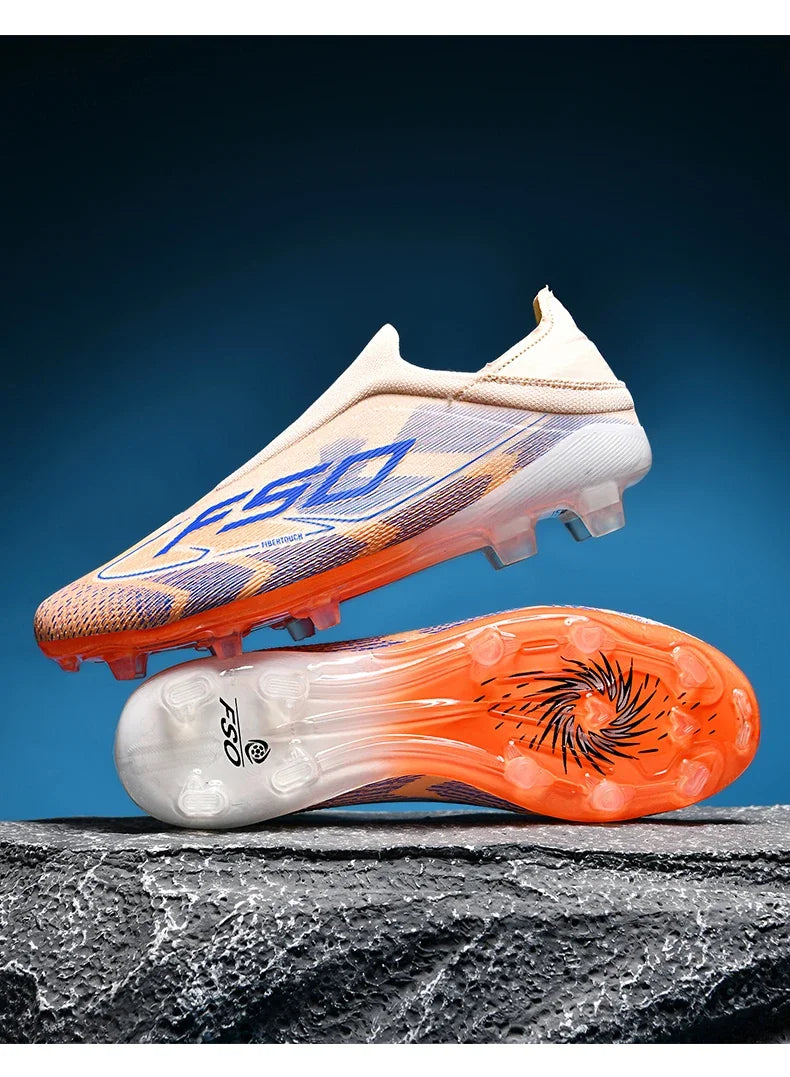 New Men Football Boots High-quality Soccer Shoes Sneakers Match Indoor Non-Slip Grass Cleats High-top Futsal Hot-selling Outdoor