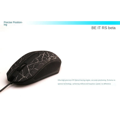 2400 DPI USB Wired Gaming Mouse LED Backlit Professional Gamer Mice Ergonomic Computer Mouse for PC Laptop Macbook