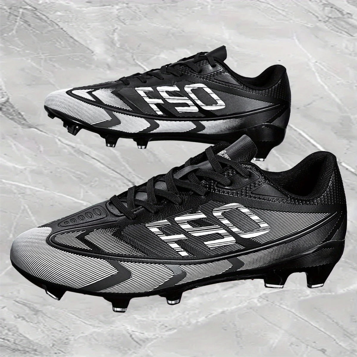Chaussures de football pour adultes, modèle AG FG, empeigne respirante à séchage rapide, crampons offrant une excellente adhérence, idéales pour les matchs compétitifs et les entraînements d’équipe.