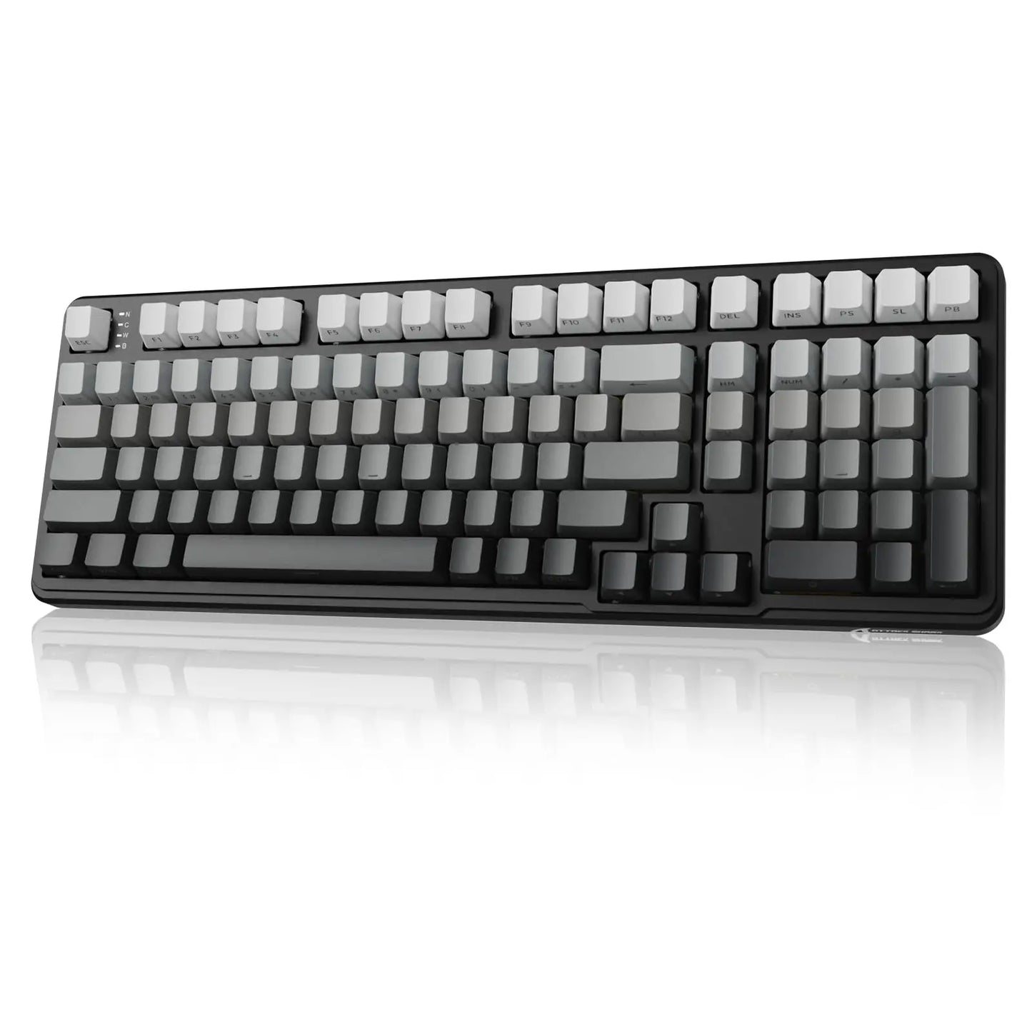 ATTACK SHARK X98 RGB Mechanical Gaming Keyboard with 102 Keys, with Numeric Keypad, Wireless & USB-C Wired Tri-Mode, 4000 mAh