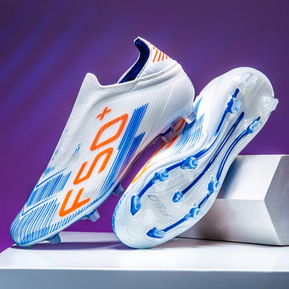 Nouvelles chaussures de football pour hommes, crampons, baskets légères de haute qualité, pour l'entraînement sur gazon, bottes de football très vendues, antidérapantes, mi-hautes, pour l'extérieur.