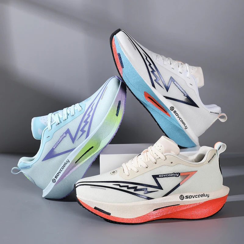 New Four-Season Versatile Non-Slip Shock-Absorbing Technology Carbon Plate Sports Casual Shoes Running Shoes Fitness Shoes Unisex