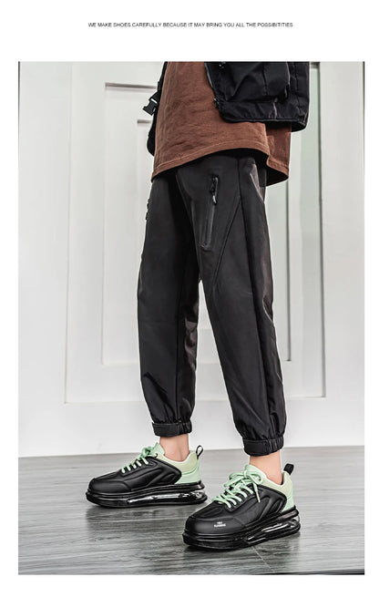 Air Cushion Men Sports Running Shoes Casual Breathable Lightweight Women's Comfortable Athletic Nonskid Walking Sneakers ﻿