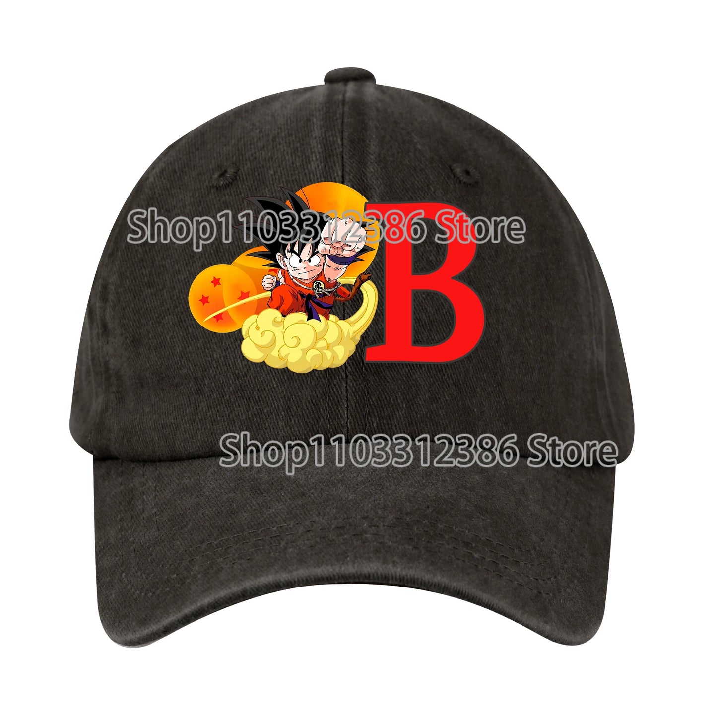 Dragons Ball Baseball Cap Men Casual Daily Outdoor Sunshade Hats Washable Anime Pattern Duck Tongue Hat Children Birthday Gift