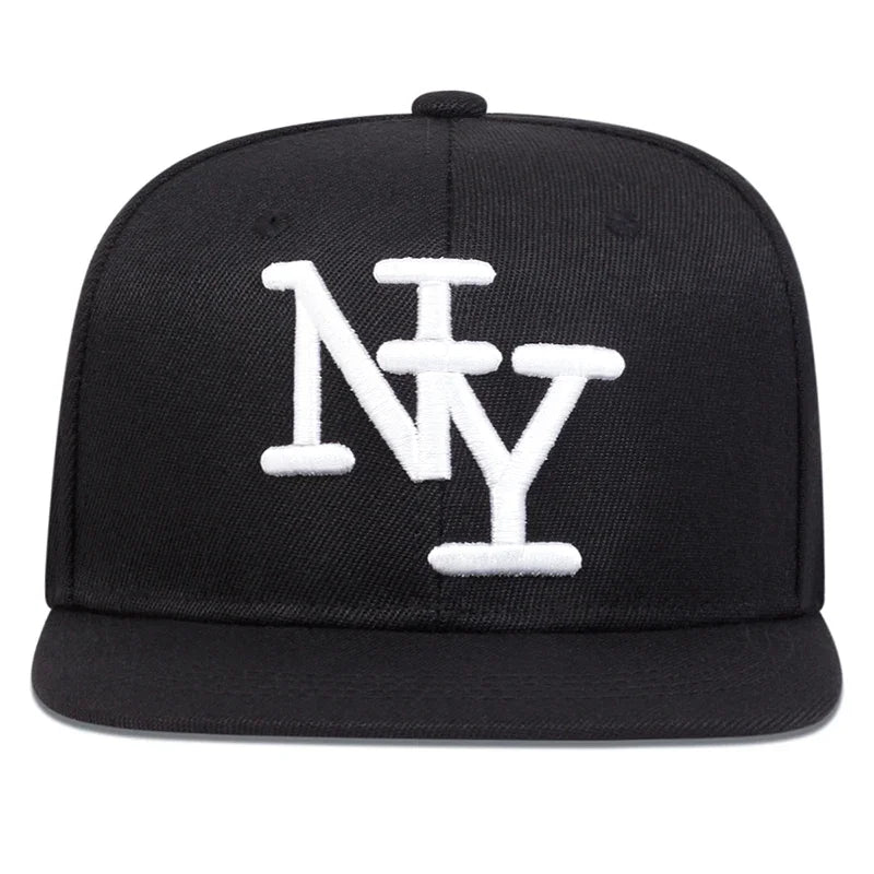 Unisex betűhímzéses hip-hop sapkák tavasz-ősz szabadtéri állítható alkalmi baseball sapkák napvédő sapka