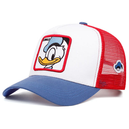 High Quality Brand Anime Cartoon Snapback Cotton Baseball Cap Men Women Hip Hop Dad Mesh Hat Trucker Hat Dropshipping