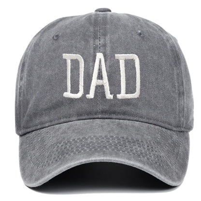 Mom and Dad Embroidered Baseball Hat Retro Sports Running Sunscreen Leisure Daily Versatile Travel Duck Tongue Hat