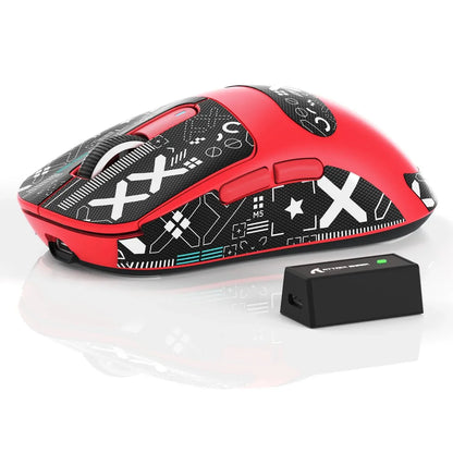 ATTACK SHARK X3/X3PRO 4K/8K trådlös gamingmus, 26K DPI, tri-mode (trådbunden/2.4GHz/BT5.2), lätt, PAW3395-sensor för gamers