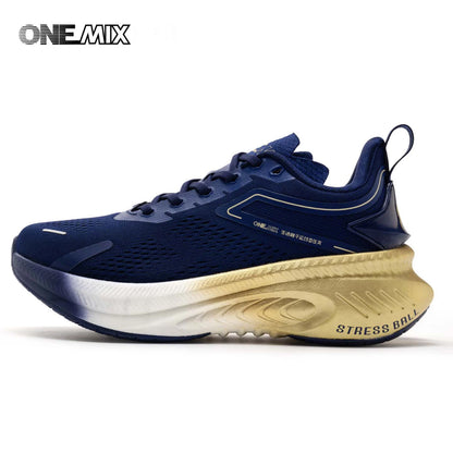 ONEMIX Nuovo modello Autunno-Inverno Scarpe da corsa da uomo per attività all'aperto, da jogging, ammortizzate, traspiranti, leggere ed elastiche