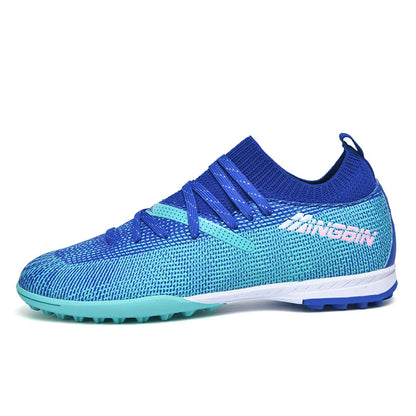 Chaussures de football en mesh respirant pour hommes, crampons de football professionnels, chaussures de football pour jeunes, antidérapantes, baskets pour hommes, Society Chuteira