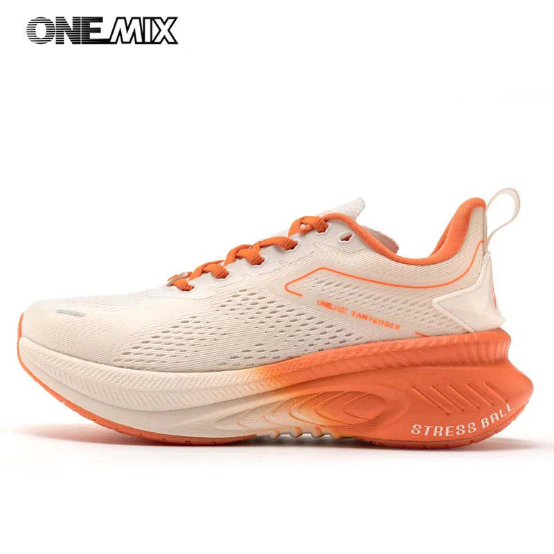 ONEMIX Nuovo modello Autunno-Inverno Scarpe da corsa da uomo per attività all'aperto, da jogging, ammortizzate, traspiranti, leggere ed elastiche