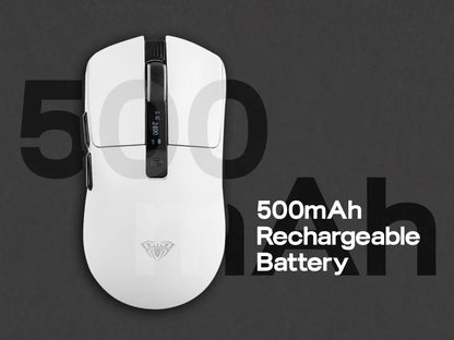 AULA SC590 PRO Wireless Gaming Mouse, Tri-Mode Bluetooth, 2.4GHz & Wired Gaming Mouse, 20000 DPI PAW3311 Sensor, 1000Hz Polling Rate RGB Gaming Mouse