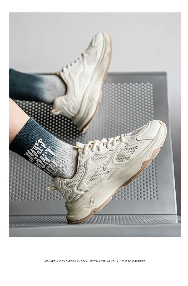 Zapatillas casuales rápidas para hombre, primavera/verano, suela blanda antideslizante, transpirables, para running al aire libre, moda juvenil, zapatillas deportivas Joker