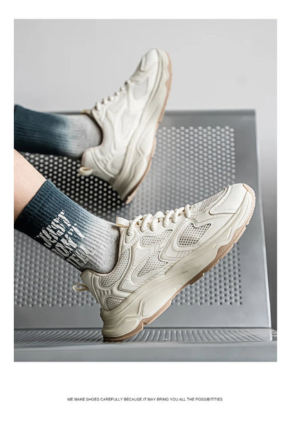 Zapatillas casuales rápidas para hombre, primavera/verano, suela blanda antideslizante, transpirables, para running al aire libre, moda juvenil, zapatillas deportivas Joker