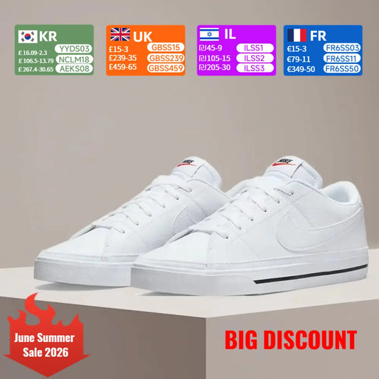 Nike Court Legacy Sneakers Klassiek comfort, demping, slipvast, duurzaam, casual voor dagelijks gebruik DH3162-101