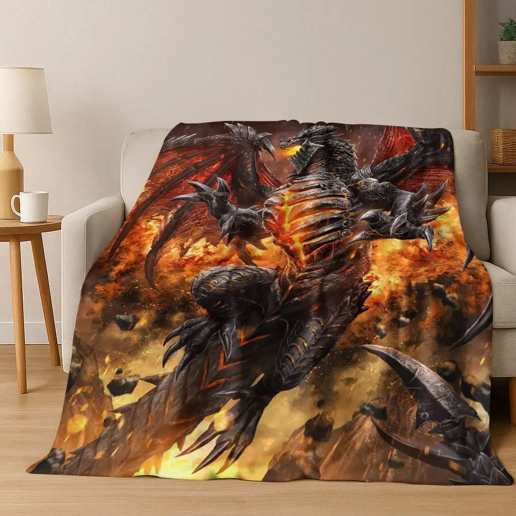 WOW World of Warcraft Arthas Demon Illidan Sylvanas flanelasta odeja, udobna in mehka odeja za dom, spalnico, posteljo, kavč, darilo