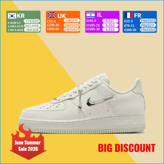 Nike Air Force 1 Low-Top unisex sneakers - Klassiek luchtkussen, comfortabel, casual modeschoenen FN8540-100