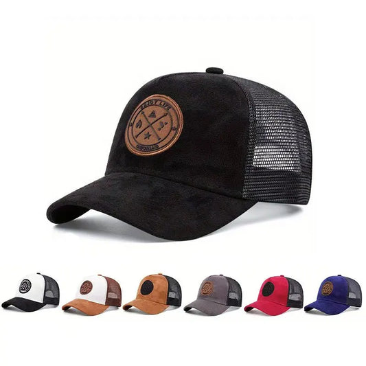 Four Seasons Mesh Baseball Cap Women Men Fashion Casual Breathable Letter Icon Unisex HipHop Trucker Caps Outdoor Sports Dad Hat