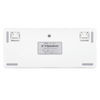 EPOMAKER X AULA F75 MAX Tastiera meccanica compatta 75% con layout ANSI, connessione cablata/Bluetooth/wireless 2.4GHz, schermo TFT e manopola