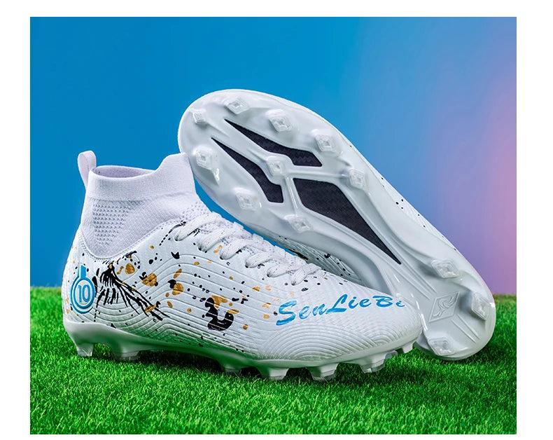 New Men Professional Soccer Shoes Non-slip Football Boots Unisex Breathable Futsal Sports New Cleats Drop Shipping Ultralight