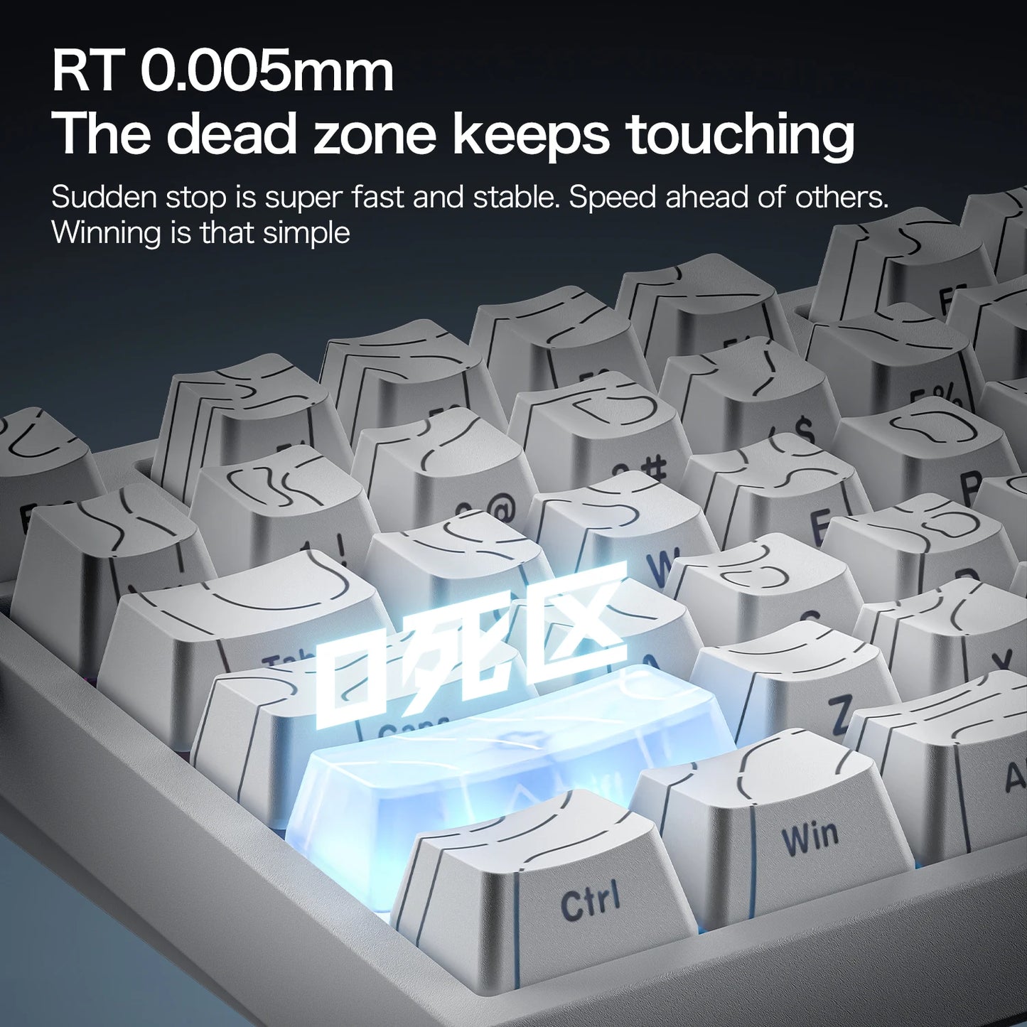 ATTACK SHARK R82 HE 75% Magnetic Keyboard 8000Hz Rapid Trigger 0.005mm RT 0.08ms Latency RGB Wired Gaming Keyboard