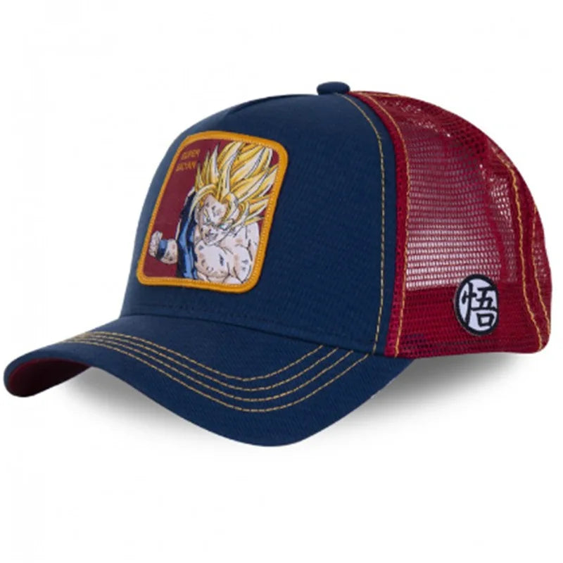 Dragon Ball Caps Cartoon Women Men Hats GOKU Super Saiyan Shenron GOTENKS VEGETA Cell BULMA Fashion Hip Hop Baseball Cap