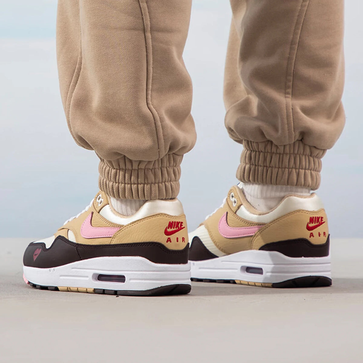 Nike Official Authentic Air Max 1 87 Women's Minimalist Sporty Casual Sneakers FZ4346-200
