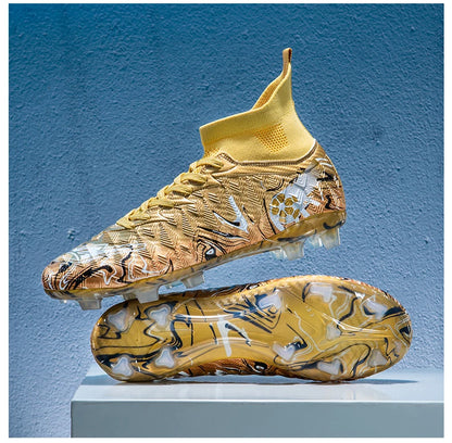 Men Professional Football Shoes Society Cleats Soccer Shoes Original Indoor Football Field Boots Grass Training TF/FG Sneaker