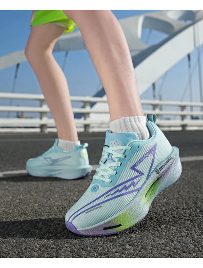 2026 løbesko med carbonplade til marathon, sportslige, åndbare og lette, komfortable skridsikre sneakers til mænd og kvinder, casual, ny