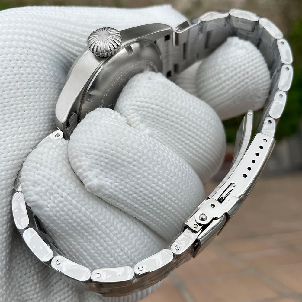 STEELFLIER Officieel SF740V Nieuw quartz-polshorloge Super C3 Lichtgevend 200 m waterdicht VH31 Mute-uurwerk Herenmode Zakelijk horloge