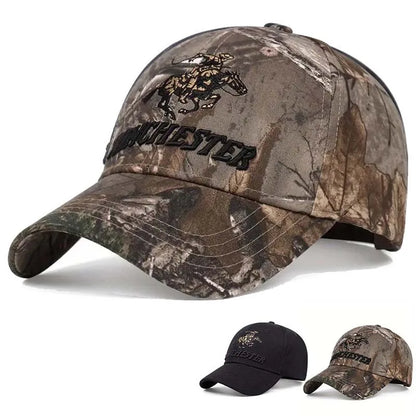Unisex Winchester Letter Embroidery Baseball Caps Spring and Autumn Outdoor Adjustable Casual Hats Sunscreen Hat