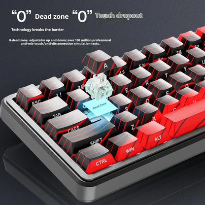 Tastiera gaming wireless Attack Shark X65 PRO HE con switch magnetici, 8K RT 0.001mm, incisione laterale, Bluetooth, per Windows, Mac e PC