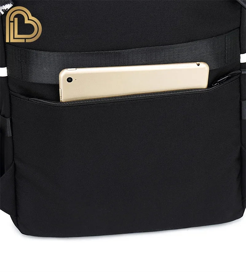 Red Jade F-Fortnited Battle Royale Backpack with USB Charging Anime Figures Study Stationery Compartment for Students Mochila