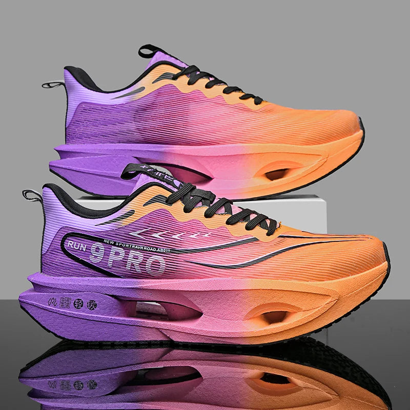 Baskets de marathon respirantes pour hommes - Chaussures de basket-ball tendance - Chaussures de marche pour homme - Baskets décontractées pour femme - Légères