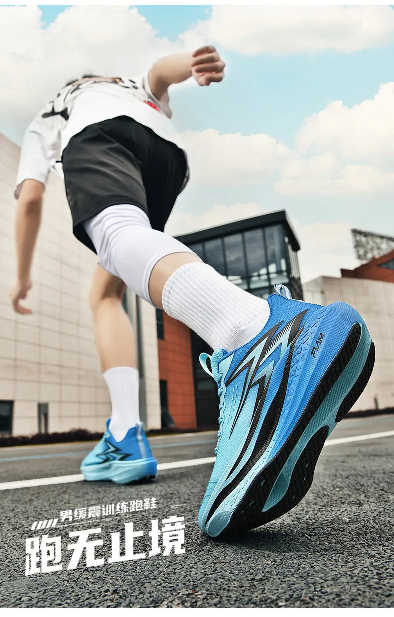 New Running Shoes Men Speciality Marathon Men's Sports Lightweight Carbon Board Women's Comfortable Athletic Nonskid Sneakers