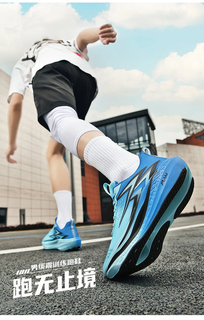 New Running Shoes Men Speciality Marathon Men's Sports Lightweight Carbon Board Women's Comfortable Athletic Nonskid Sneakers