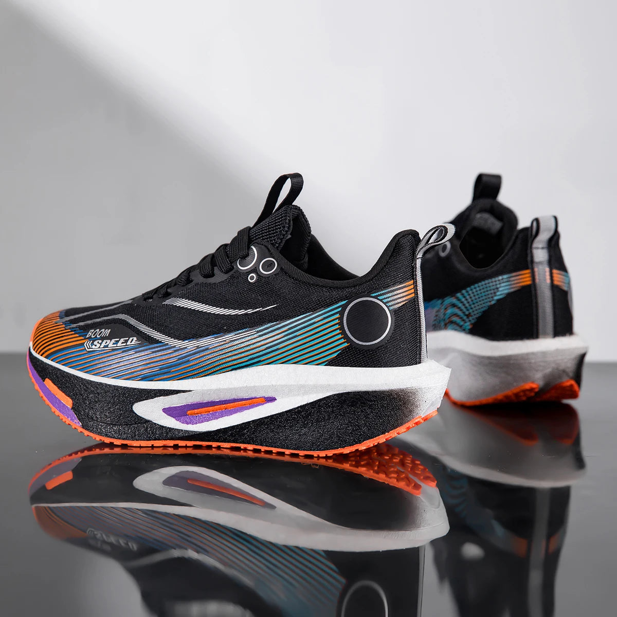Carbon Plate Running Shoes Men Women Professional Marathon Racing Sneakers Breathable Lightweight Road Running Training Shoes