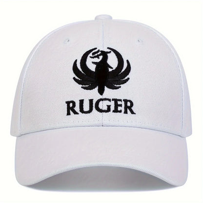 Unisex RUGER Letter Embroidery Baseball Caps Spring and Autumn Outdoor Adjustable Casual Hats Sunscreen Hat Sports Cap