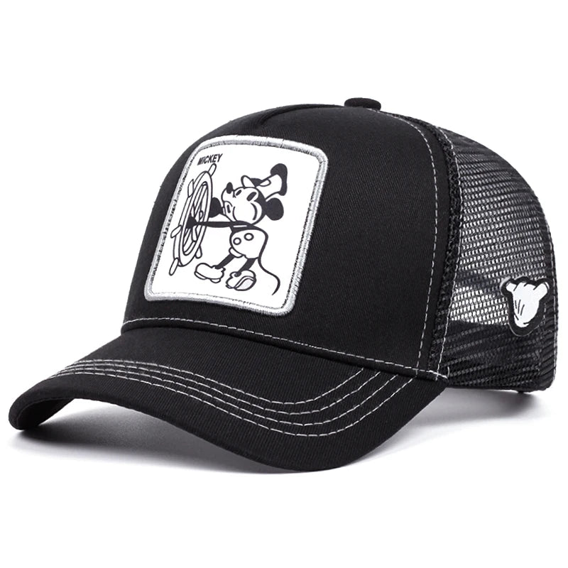 High Quality Brand Anime Cartoon Snapback Cotton Baseball Cap Men Women Hip Hop Dad Mesh Hat Trucker Hat Dropshipping
