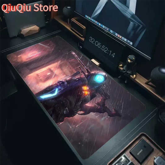 Podložka pod myš Ana Shrike Overwatch, podložka na stôl s opierkou, herné príslušenstvo Prime Gaming, XXL podložka pod klávesnicu