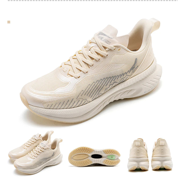 Onemix New Original Men Running Sports Shoes Shock Absorption Soft Lightweight Breathable Mesh Non-slip Cushioning Sneakers