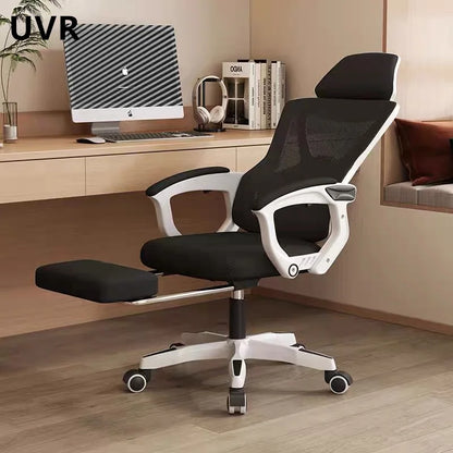 UVR Reclining Computer Chair Home Backrest Chair Office Worker Chair Comfortable Long Sitting Gaming Chair Conference Seating
