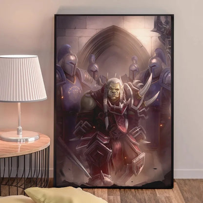 World of Warcraft-spilplakat – udskrifter og plakater i god kvalitet – plakat i HD-kvalitet – vægkunst – maleri – studie – boligindretning