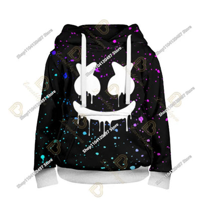Children Battle Royals Hoodie Fortnite Boys Girls Cartoon Printed Pullovers Kids Sweatshirt Harajuku Streetwear Spring Winter