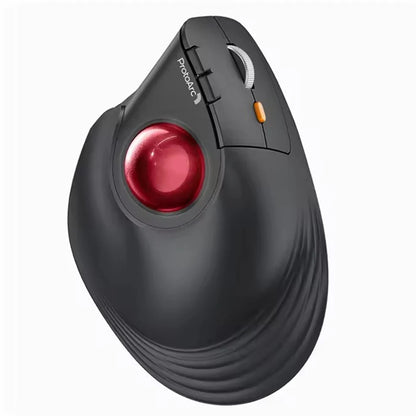 ProtoArc EM05NL Wireless Trackball Mouse Rechargeable Bluetooth Ergonomic Vertical Rollerball Mouse for Computer iPad Mac Windows