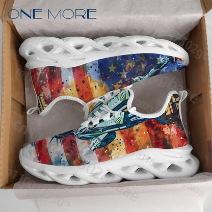 American 250 Independence Day Boys Girls Casual Shoes Personalized Exclusive American Flag Cool Kids Sport Shoes Design in Stock