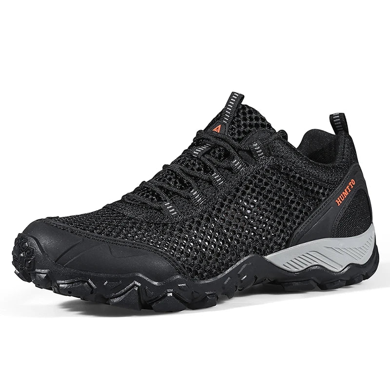 HUMTTO Outdoor Hiking Trekking Mountain Sports Shoes for Men Camping Hunting Walking Breathable Cushioning Man Nonslip Sneakers