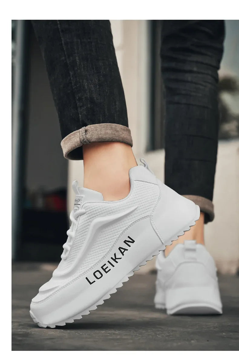 Sapatilhas de Caminhada e Corrida para Homem, Casuais, Leves, para Ténis, Desportivas, Respiráveis, Nova Moda, Tamanho Grande 47